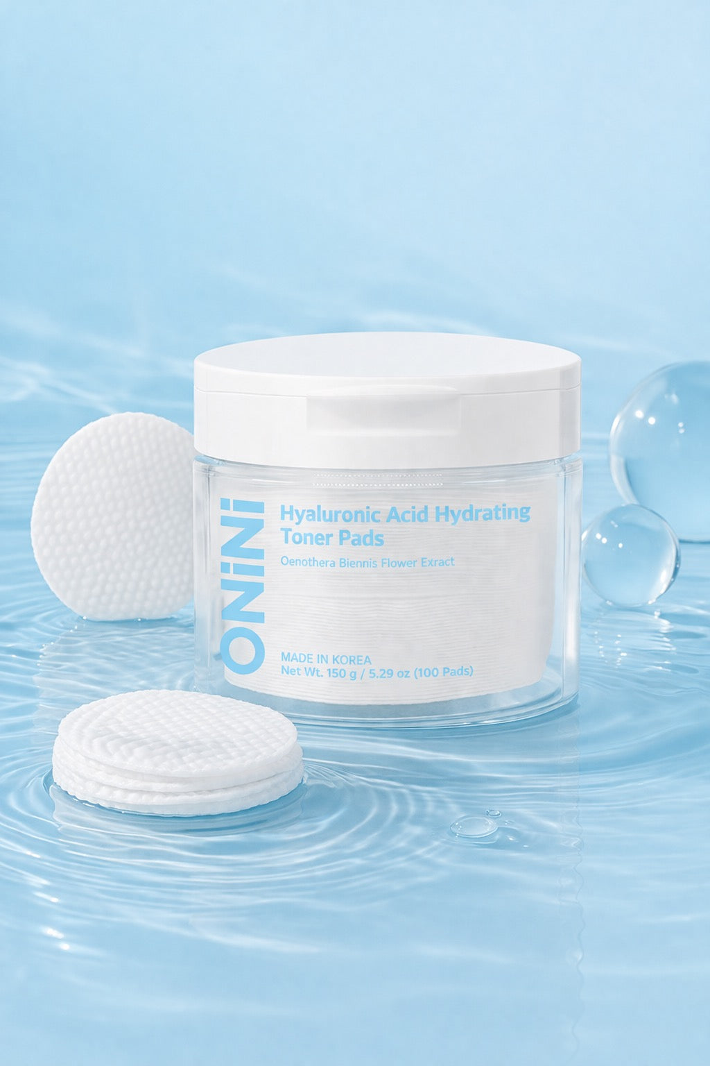 Hyaluronic Acid Hydrating Toner Pads (100 Count)